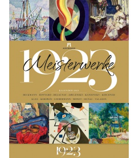 Wall calendar Meisterwerke 1923 - Kunst-Kalender 2023