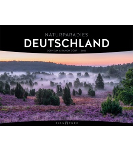 Wall calendar Naturparadies Deutschland - Signature Kalender 2023