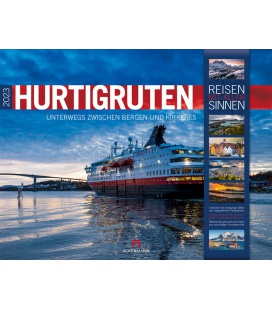 Wall calendar Hurtigruten - Norwegen Kalender 2023