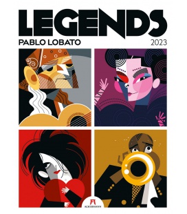 Wall calendar Legends - Pablo Lobato, Musiklegenden Kalender 2023