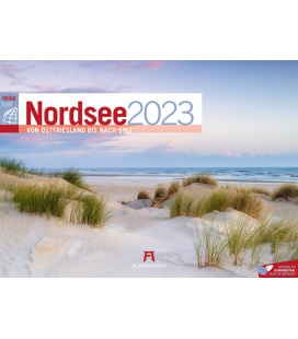 Wall calendar Nordsee ReiseLust Kalender 2023