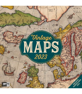 Wall calendar Vintage Maps Kalender 2023