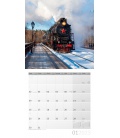 Wall calendar Lokomotiven Kalender 2023
