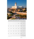 Wandkalender Leuchttürme Kalender 2023