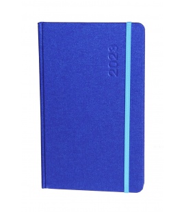 Weekly Diary - Notepad  "TREND" Plátno blue, blue 2023