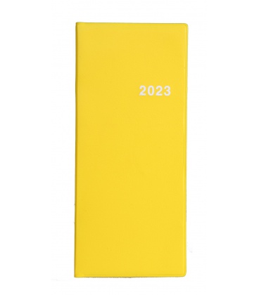 Terminplaner 718  - Monatlich PVC gelb 2023