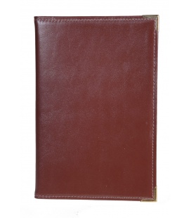 Diary - Planning monthly notebook 919 Kůže s růžky brown 2023