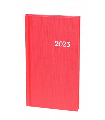 Diary - Planning weekly notebook 920 Balacron red 2023