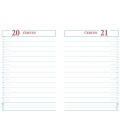 Diary - Daily Notes A5 UNI Balacron red 2023