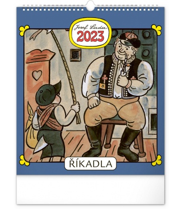 Nástěnný kalendář Josef Lada – Říkadla 2023