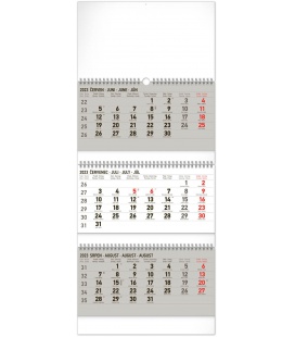 Wall calendar 3měsíční standard skládací CZ 2023