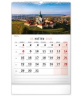 Wall calendar s extra velkým kalendáriem a obrázky 2023