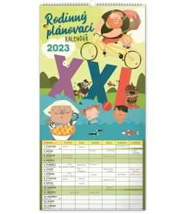 Wall calendar Rodinný plánovací XXL 2023