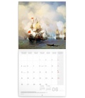 Nástěnný kalendář poznámkový Bitevní lodě 2023
