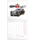 Nástěnný kalendář poznámkový Classic Cars – Václav Zapadlík, 2023