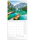Nástěnný kalendář poznámkový Alpy 2023