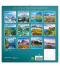 Wall calendar poznámkový Alpy 2023