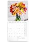 Wall calendar poznámkový Květiny 2023