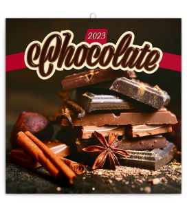 Wall calendar poznámkový Čokoláda - voňavý 2023