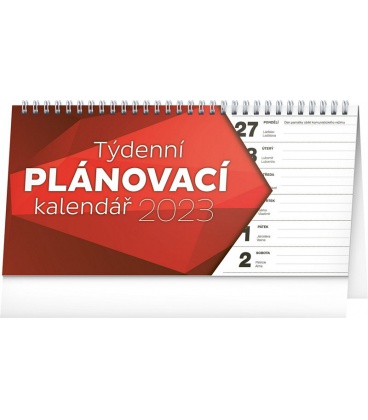 Table calendar Plánovací řádkový 2023
