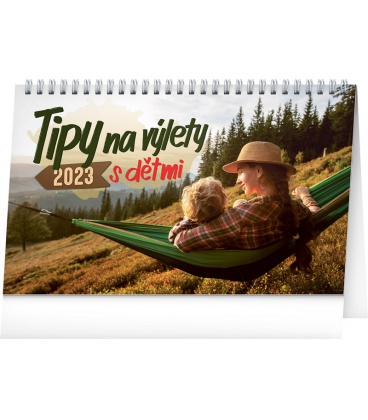 Table calendar Tipy na výlety s dětmi 2023