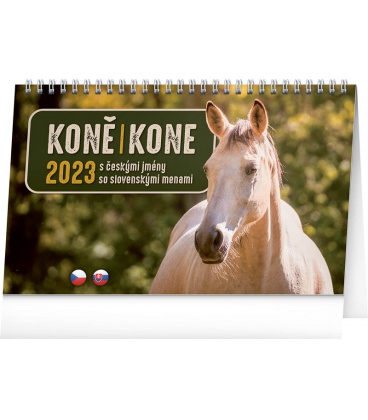Table calendar Koně – Kone CZ/SK 2023