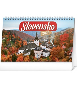 Table calendar Slovensko 2023