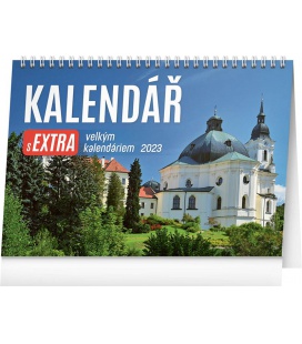 Table calendar s extra velkým kalendáriem 2023