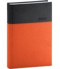 Tagebuch - Terminplaner A5 Dado orange, schwarz 2023