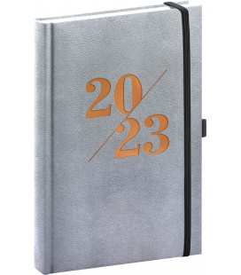 Daily diary A5 Vivella Fun silver 2023