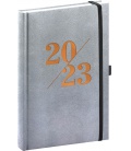 Daily diary A5 Vivella Fun silver 2023