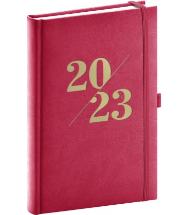 Daily diary A5 Vivella Fun pink 2023