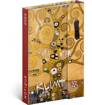 Diář týdenní magnetický Gustav Klimt 2023