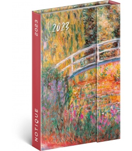 Magnetic weekly diary Claude Monet 2023