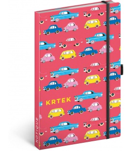 Notebook A5 Krtek Auta, lined 2023