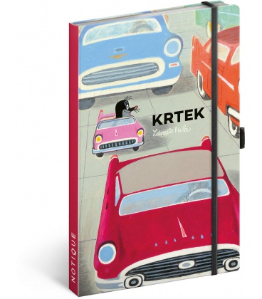 Notebook A5 Krtek a autíčko, lined 2023