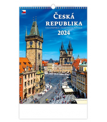 Wall calendar Česká republika/Czech Republic/Tschechische Republik 2024