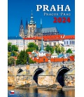 Wall calendar Praha/Prague/Prag 2024