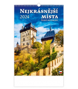 Wall calendar Nejkrásnější místa ČR 2024