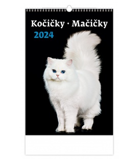 Wall calendar Kočičky/Mačičky 2024