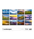 Nástěnný kalendář Landscapes 2024