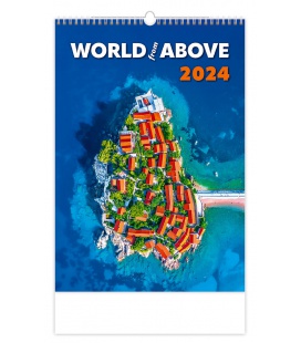 Nástěnný kalendář World from Above 2024