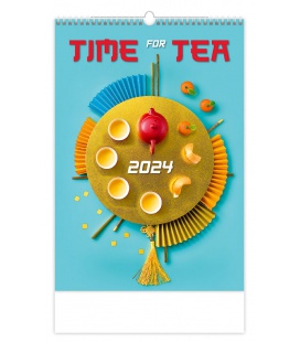 Wall calendar Time for Tea 2024