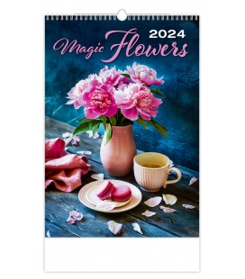 Wandkalender Magic Flowers 2024