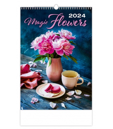 Wall calendar Magic Flowers 2024