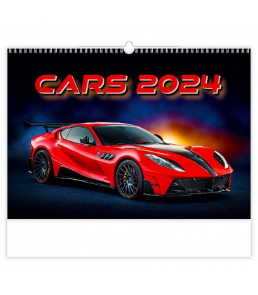 Wall calendar Cars 2024