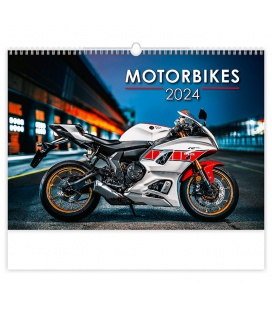 Nástěnný kalendář Motorbikes 2024