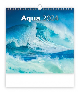 Wall calendar Aqua 2024