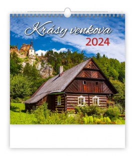 Nástěnný kalendář Krásy venkova 2024