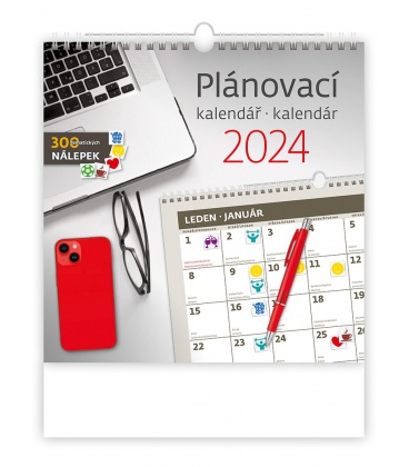 Nástěnný kalendář Plánovací kalendář/kalendár 2024